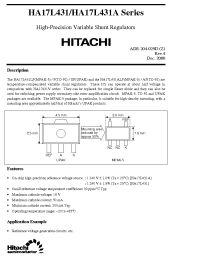 Datasheet HA17431FPA manufacturer Hitachi
